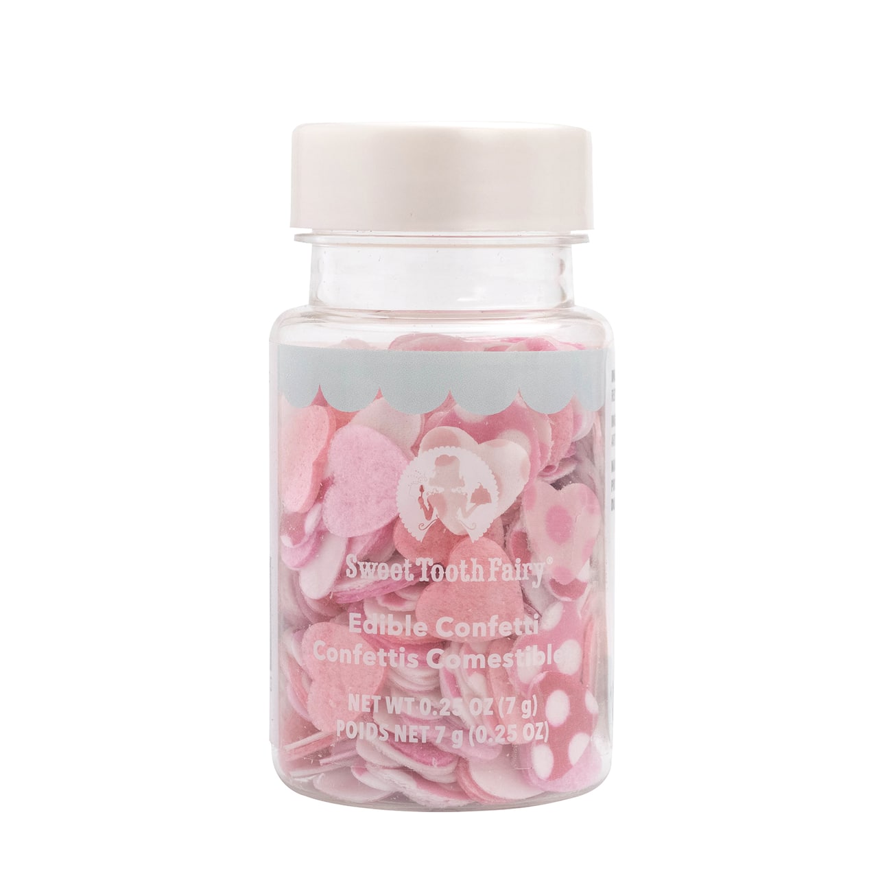 Sweet Tooth Fairy&#xAE; Pink Heart Edible Confetti